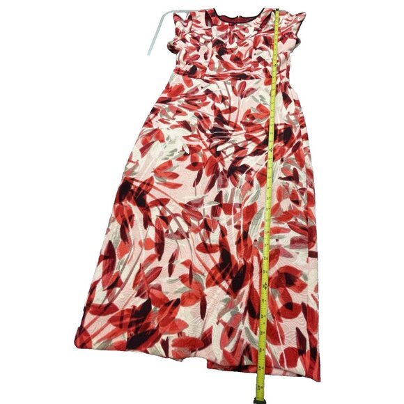 Maggy London Women's Draped MIDI Sheath Dress Size 4 - Picture 11 of 16